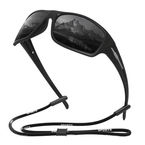 XVXV Gafas Deportivas Polarizadas para Hombre, Lentes Envolventes con Protección UV para Ciclismo, Pesca y Conducción miniatura 1