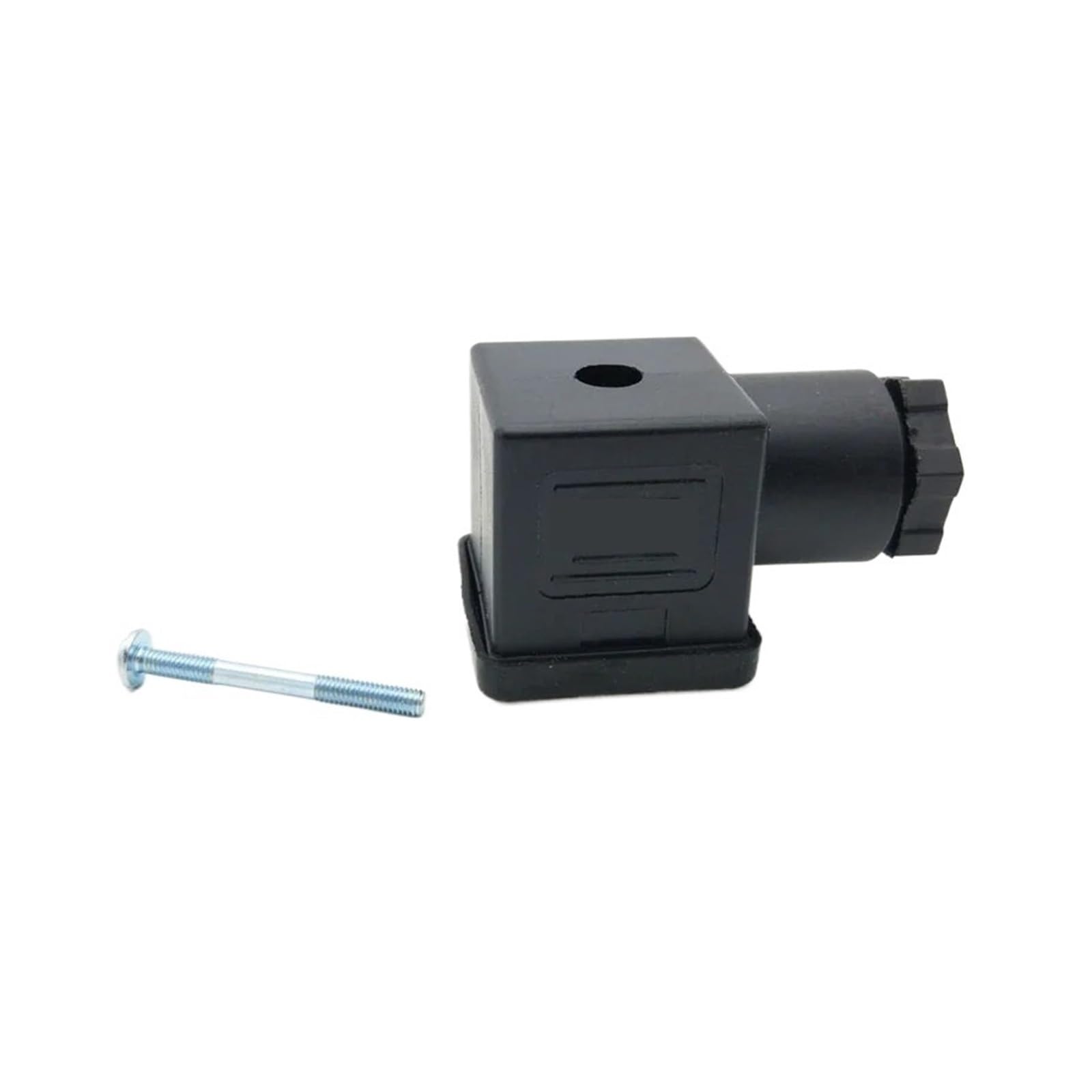 CXFCIHFT 1PC Solenoid Valve Coil Connector DIN43650 A/B/C For Valve Solenoid Coil DC12V DC24V AC110V AC220V(DIN43650B,DC 24V)