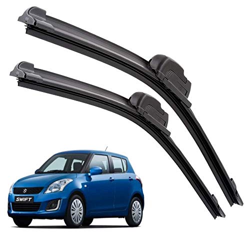 Image of Euro Care Windshield Car Wiper Blades Compatibility With Maruti Suzuki Swift (Model : 2014-2017) - Set of 2Pc (D-21,P-19)