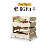 HOLKIE 32 mm Möbelrollen mit Dicker L-Montageplatte Schwerlastrollen Können 45 KG Tragen Rollen für Möbel mit 2 Bremse und 2 ohne Ideale Lenkrollen für Blumenständer,Babybay,Couchtisch (4er-Set)