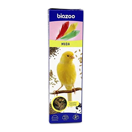 Biazoo - Barritas de Muda para Canario 60g - Pack 10 Cajas