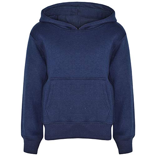 Sweat hoodie navy pour enfants et ados de 11 à 12 ans