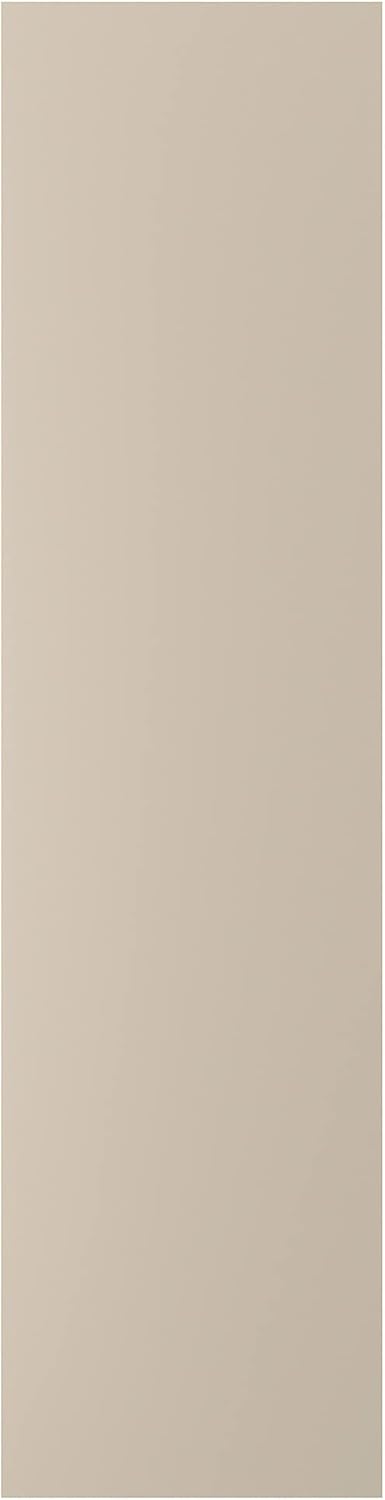 FORSAND Door with hinges, grey-beige, 50x195 cm