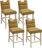 UTILISATION POLYVALENTE: Que cette chaise haute soit associé à un bar pour boire un verre ou utilisé comme chaise de bar personnalisée dans une cuisine ou un îlot central, il peut être un symbole élégant pour accentuer un espace.