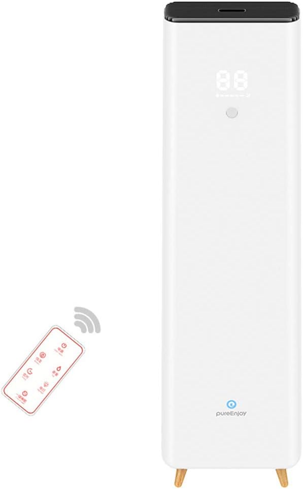 Humidifiers 5.5L Capacity Floor-Standing Household Silent Bedroom Indoor Pregnant Women and Baby Smart Remote Control 300ml Large Fog Volume White 180x180x630mm