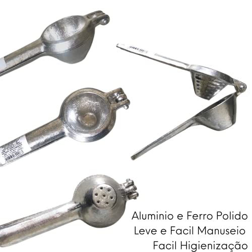 Kit Espremedor Batata Espremedor Limão e Amassador de Alho