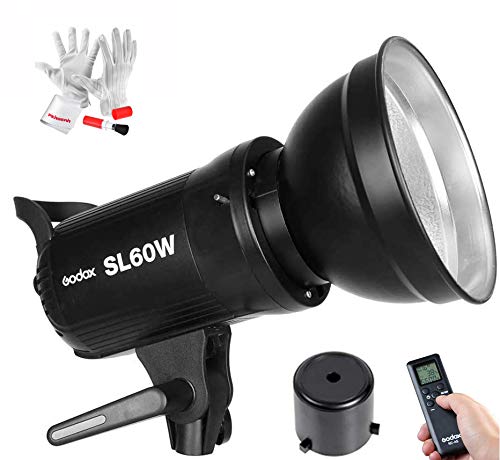 Godox SL-60W, Upgrade Version LED Video Light,CRI95+ Qa>90 5600±300K Bowens Mount Led Continuous