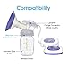 Maymom Bottle Thread Changer for Lansinoh Pump to use Standard Bottle (Compatible with Medela Bottle) 4pcs