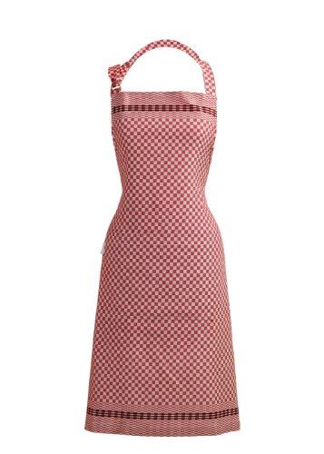 Linum grembiule da cucina, Culina D90 Rosso Scuro