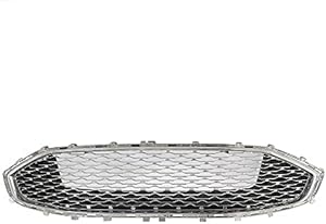 Mid Valley-Front Bumper Upper Chrome Honeycomb Grille For 2019 2020 Ford Fusion KS7Z 8200 AC KS7Z 8200 BB