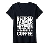 Vous montrez à tout le monde vos racines agricoles et votre amour pour le café avec un thème amusant de tracteur agricole à la retraite et de la tasse qui convient aux grands-pères, papas ou éleveurs ruraux lorsque vous échangez les tâches matinales contre des gorgées lentes et des histoires avec de vieux amis.