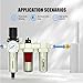 MEANLIN 2PCS 0.01 Micron Red Filter Replacement Cartridge Kit, 1.46