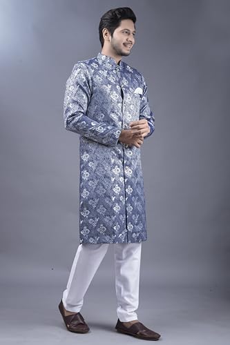 Image of Mens Ethnic Wear Indo Western Set