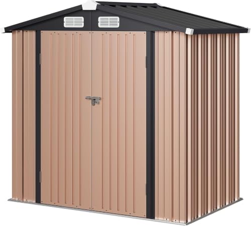 Aoxun 6.2x4 FT Shed Outdoor Storage Shed with Lockable...