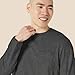 Amazon Essentials Men's Regular-Fit Crewneck Long-Sleeve T-Shirts, Charcoal Heather, Large