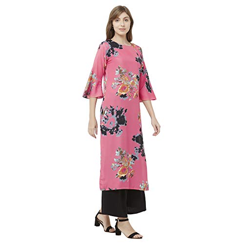 Image of ANNI Designer Women's Crepe Regular Kurta