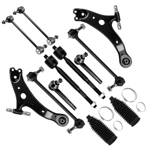 SCITOO 12pcs Suspension Kit Front Lower Control Arm Sway Bar