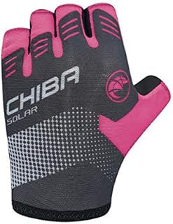 2020 - Guantes cortos para bicicleta solar, color negro y rosa, color Rosa y magenta., tamaño XS