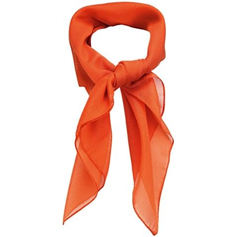 Foulard TigerTie en mousseline orange Cover
