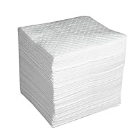 Verschüttungsabsorbierende Pads – öl-absorbierende Pads – Schwere ölabsorbierende Matte – Kann Jede Art Von öl Absorbieren, Nimmt Jedoch Kein Wasser Auf(Size:19.6in×15.7in(50cm×40cm),Color:50Pcs 2mm)