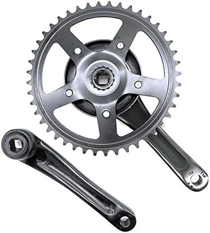 zestaw korb rowerowych, 44T 170mm jednobiegowy rower szosowy składany stop aluminium