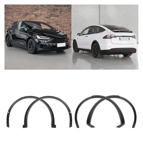 Guardabarros premium para rueda de coche Tesla Model X 2016-2021 6