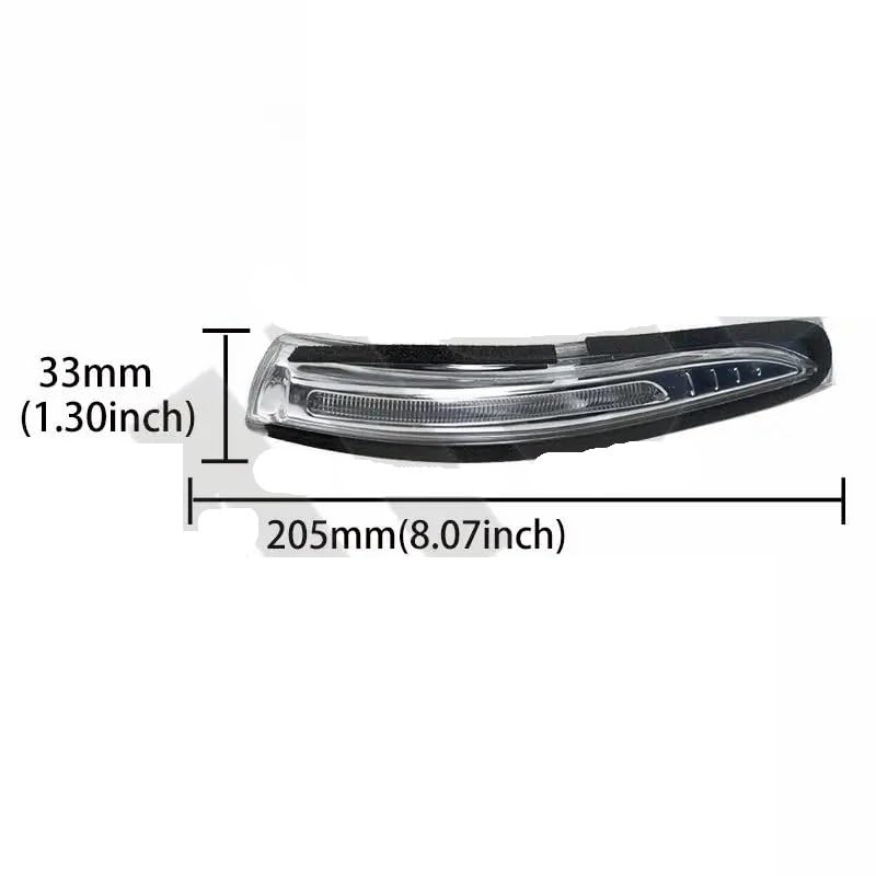 Clignotant arrière de rétroviseur avec éclairage LED dynamique SantaFe - 3