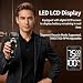 Foil Electric Shaver for Men,5 Floating Blades,LED Display,IPX7 Waterproof