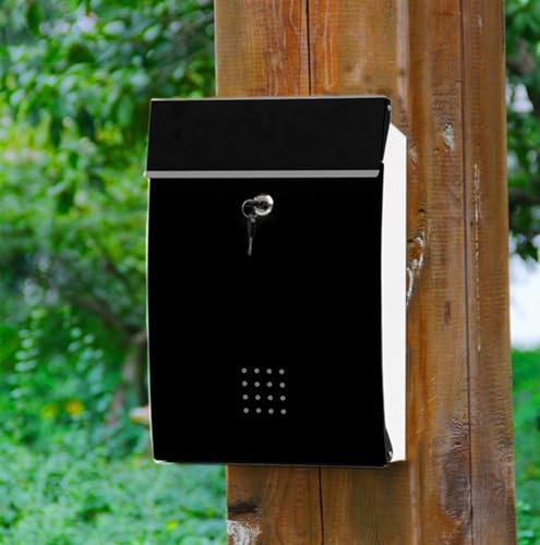 Boîte aux lettres en tôle premium pour finition soignée de façade extérieure