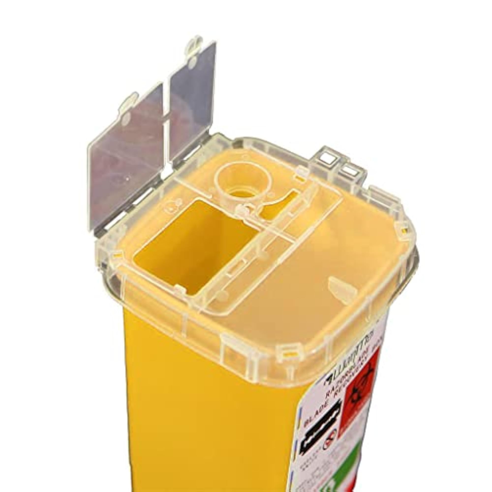 2x Small Sharps Biohazard Needles Disposal Container