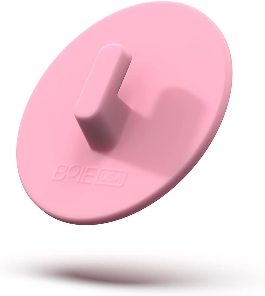 Pink Recycled Plastic Bathroom Hook for Shower Tools