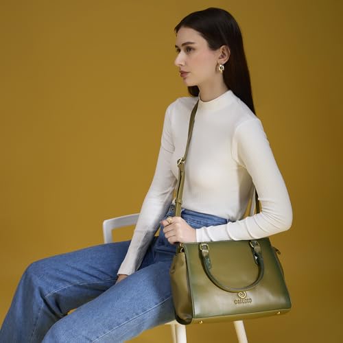 Image of Caprese Dee Medium Satchel Bag for Women with Adjustable & Detachable Strap & Multiple Compartments | Versatile Shoulder, Crossbody & Handheld Bag for Work, Travel, and Everyday Use
