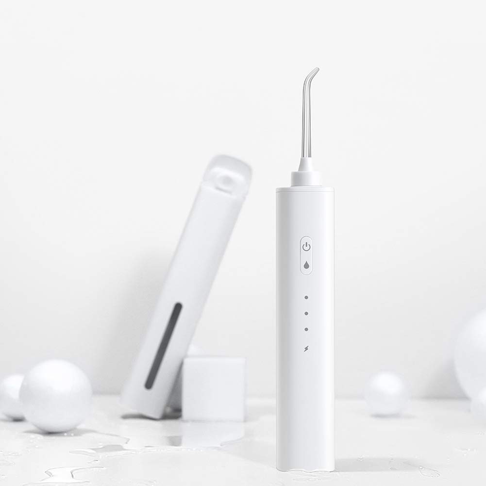Mini Limpiador de Dientes eléctrico Recargable de irrigador bucal Dental inalámbrico con 4 boquillas, Nivel de 3 Engranajes, para la Oficina de Viajes domésticos