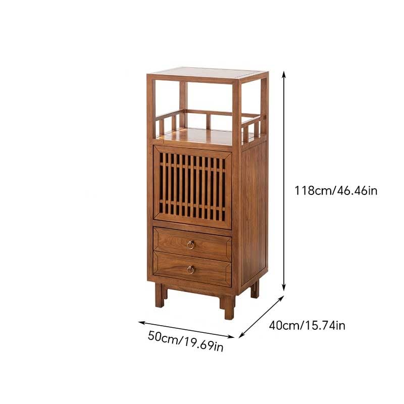 eexbz Sofa Chinese Style Wooden Sofa Side Table TV Side Cabinet Sofa Living Room Storage Cabinet Bedroom Corner Cabinet Sofas for Living Room