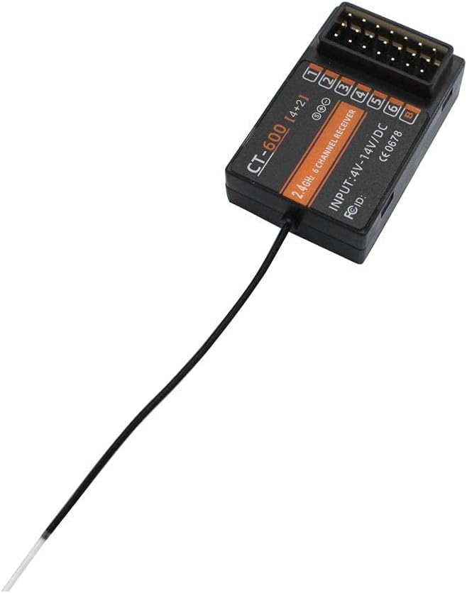 iFlyRC 2.4GHz 6CH Radio System Transmitter Remote Controller with CT-600 4+2 Channel Receiver for RC Car Boat : Toys & Games