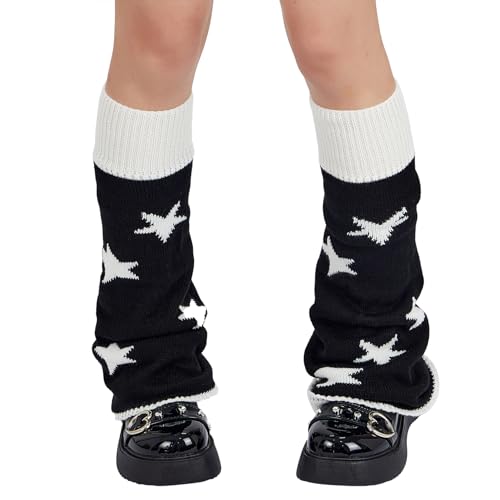 Image of Komorebi Leg Warmers Y2K Kawaii Leg Warmers for Girl Women Cute Knitted Socks Y2K Harajuku Goth Accessories