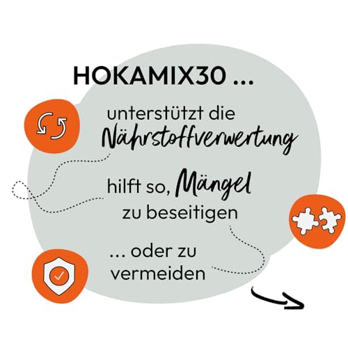 Grau - das Original - HOKAMIX30 Snack Maxi Veggie, der gesunde vegetarischer Snack mit 30 wichtigen Kräutern, 1er Pack (1 x 800g), Ergänzungsfuttermittel für Hunde