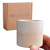 SHIBUSA Match Holder with Striker | Cute Ceramic Match Jar - Perfect for Candles or Bathroom Decor | Australian Designer | Lights All Matches | Extra 4 Striker Papers