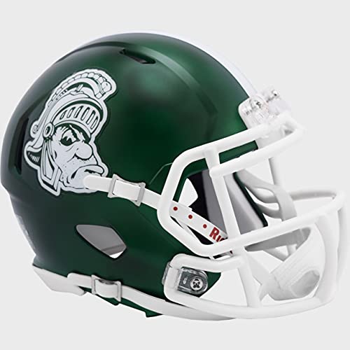 Michigan State Spartans Gruff Sparty Revolution Speed Mini Football Helmet