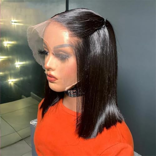 Perruque courte ondulée 5x5 sans colle pour changer de look sans abîmer vos cheveux