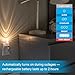 GE 3-in-1 LED Power Failure Night Light, Emergency Flashlight, Plug-In, Rechargeable, Light Sensing, Auto On/Off, Foldable Plug, Soft White, Hurricane, Storm, Tornado, Glossy White Finish, 11096