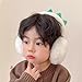 Fuhiueos Dinosaur Plush Earmuffs Cartoon Pattern Ear Warmers Warm Winter Ear Protecting For Cold Weather