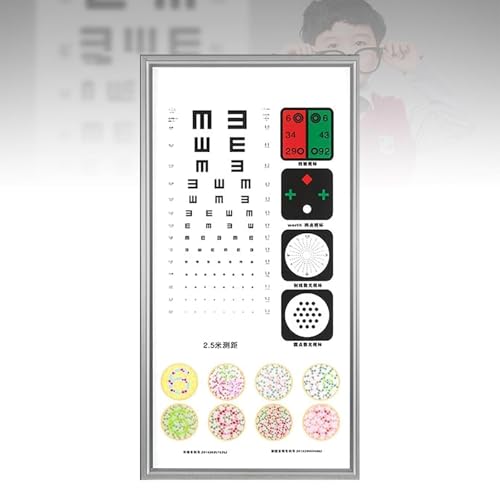 Tableau optique LED pour examen de la vue à la maison et en magasin