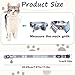 Fyntave 2 Pcs Bowtie Cat Collar for Boy Breakaway Cat Collars with Bell and Bow Blue Cute Plaid Kitten Collars Removable Pet Shirt Bowtie Adjustable Blue Bow Collar for Cats