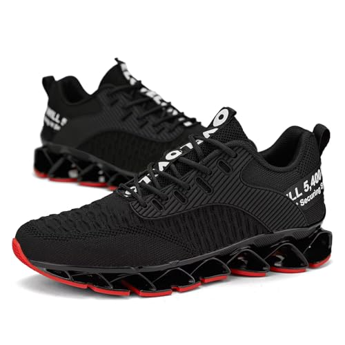 Image of Vooncosir Men's Fashion Sneakers Breathable Mesh Running Shoes Blade Non Slip Soft Sole Casual Athletic Walking Shoes