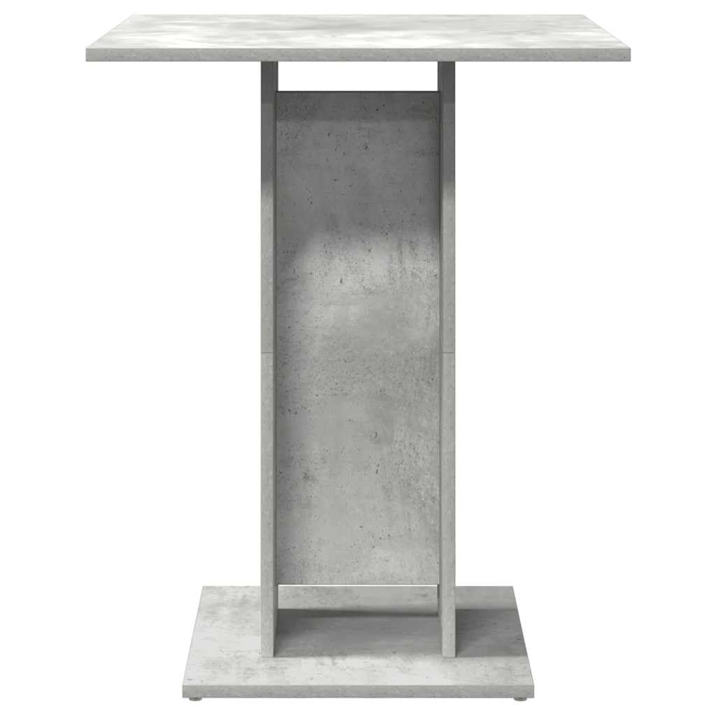 Stół bistro betonowy szary 60 x 60 x 75 cm materiał drewnopochodny