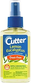 Cutter Lemon Eucalyptus Insect Repellent, No DEET Mosquito Repellent, 4 fl Ounce (Pump Spray)