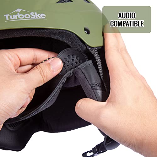 image for TurboSke Ski Helmet, Snowboard Helmet, Snow Sports Helmet, Audio Compa