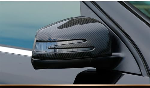 Coque rétroviseur carbone rouge haut de gamme pour Benz - 7