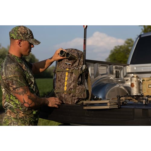 Image of TENZING 2100 Whitetail Day Pack, Mossy Oak Bottomlands Hydration Bladder Compatible Durable Camo Backpack with 4 Compartments & 15 Organizational Pockets for Hunting Gear and Equipment